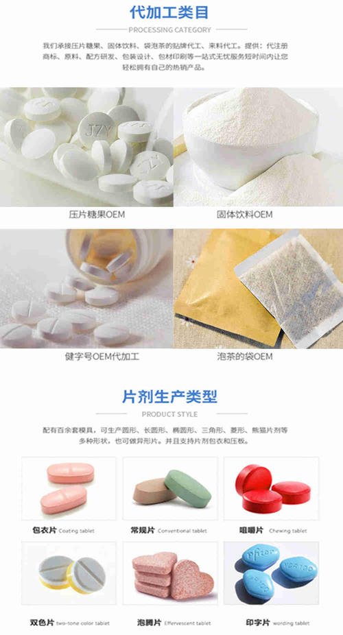 酵素代加工廠(chǎng)家-壓片糖果OEM貼牌類(lèi)目-德州健之源
