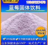 藍莓固體飲料代加工 藍莓酵素粉oem貼牌代工 GMP固體飲料廠(chǎng)家